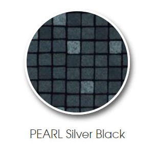 Pärl silver svart Pool Liner